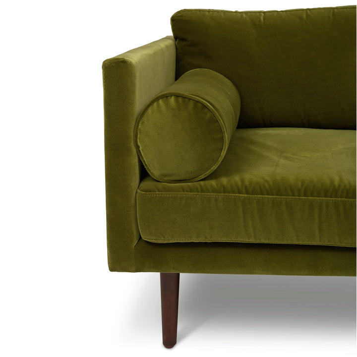 GIA OLIVE GREEN VELVET SOFA