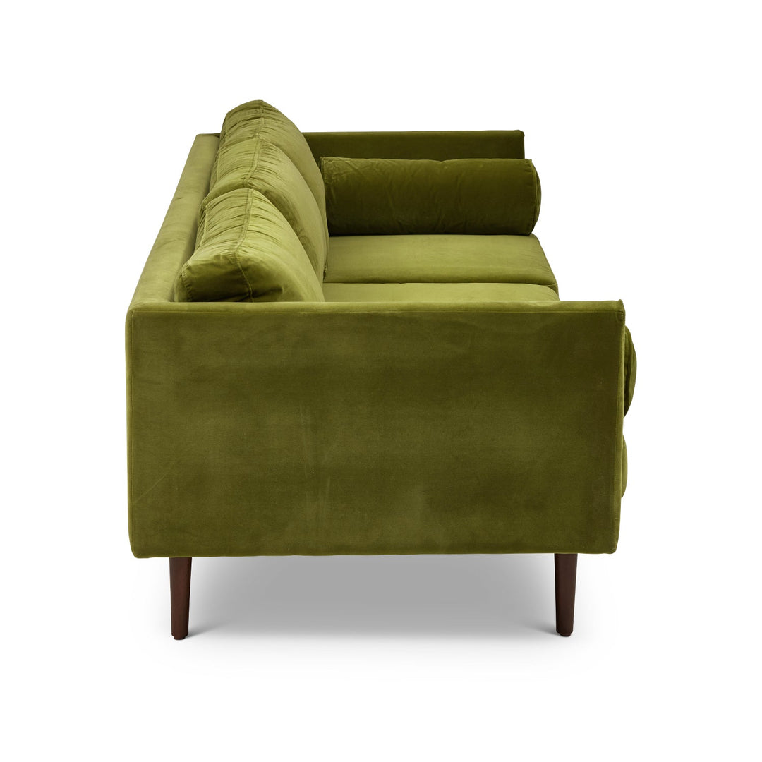 GIA OLIVE GREEN VELVET SOFA