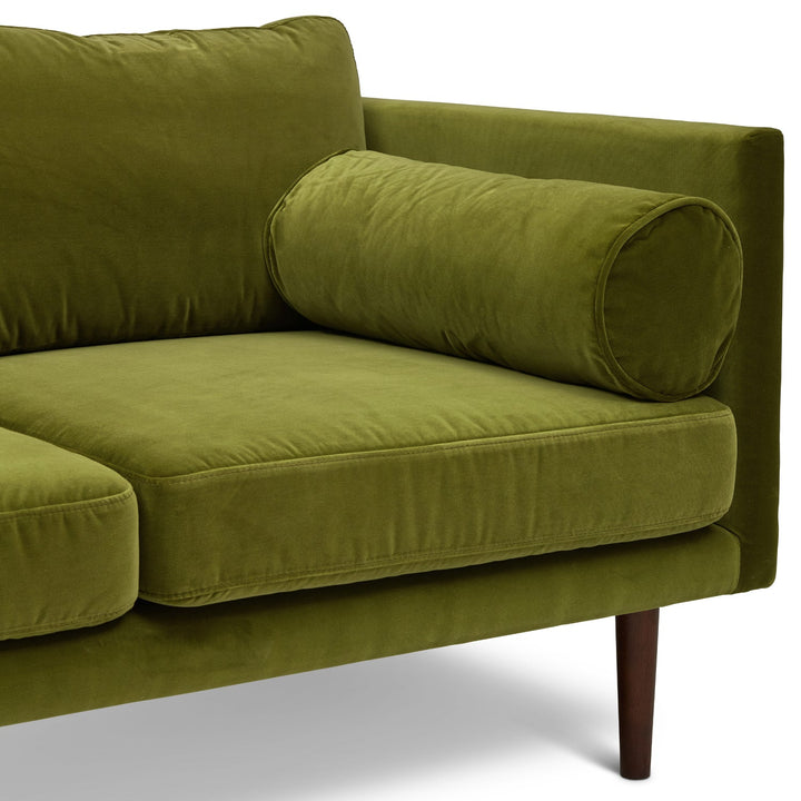 GIA OLIVE GREEN VELVET SOFA