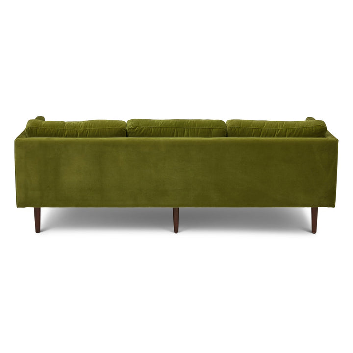 GIA OLIVE GREEN VELVET SOFA