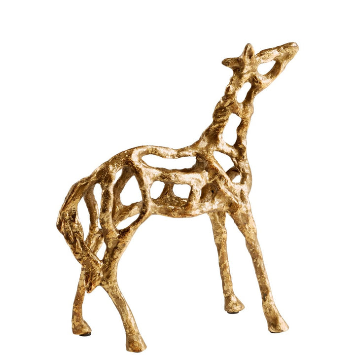 GILDED HORSE SCULPTURE