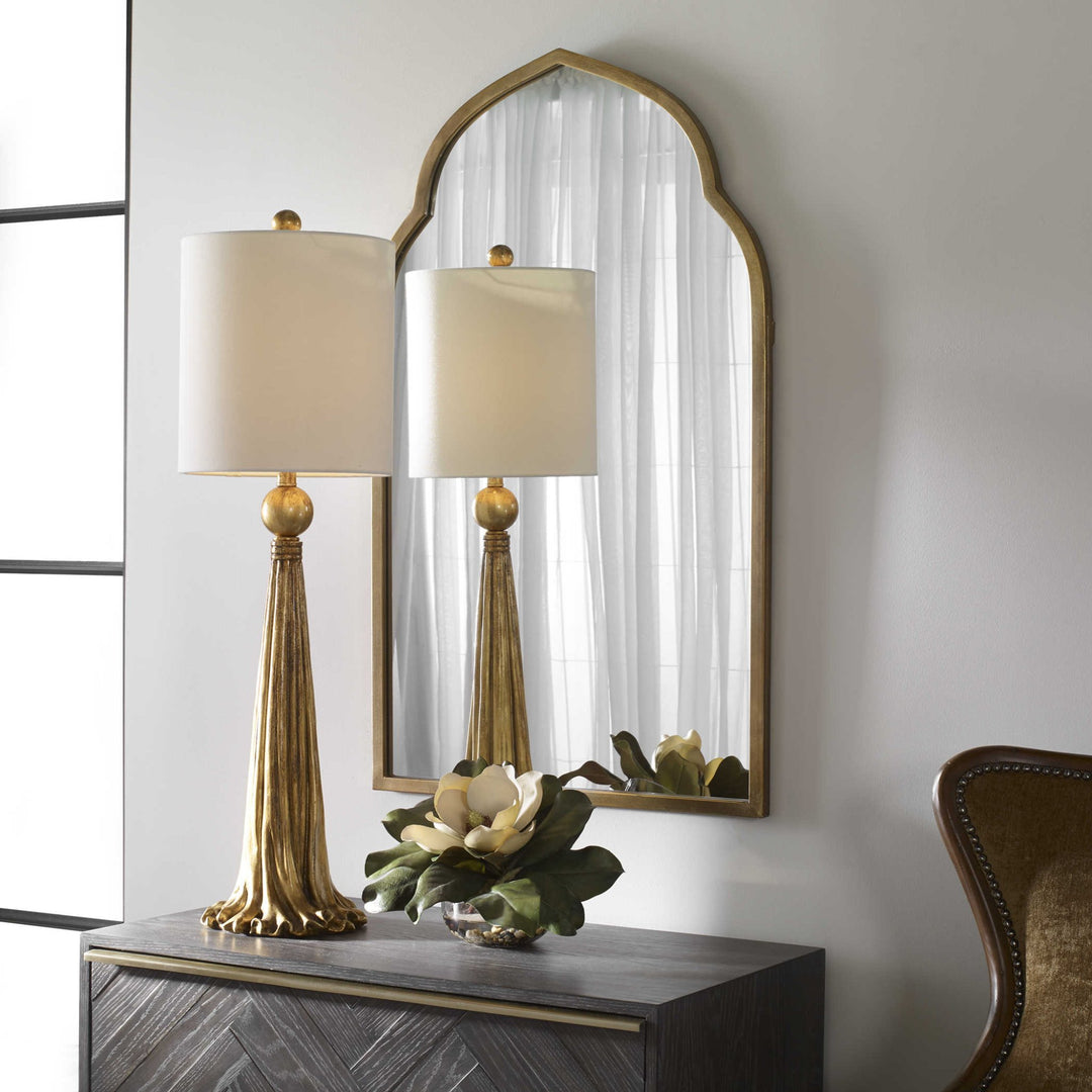 GILDED TASSEL BUFFET LAMP