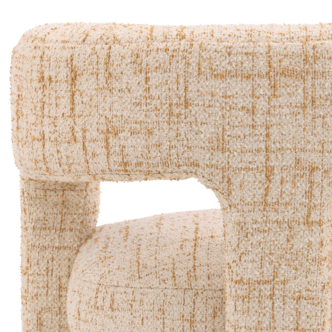 GINGER TWEED BARREL CHAIR