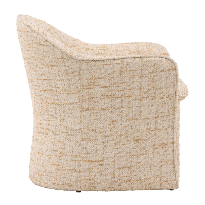 GINGER TWEED UPHOLSTERED ARM CHAIR