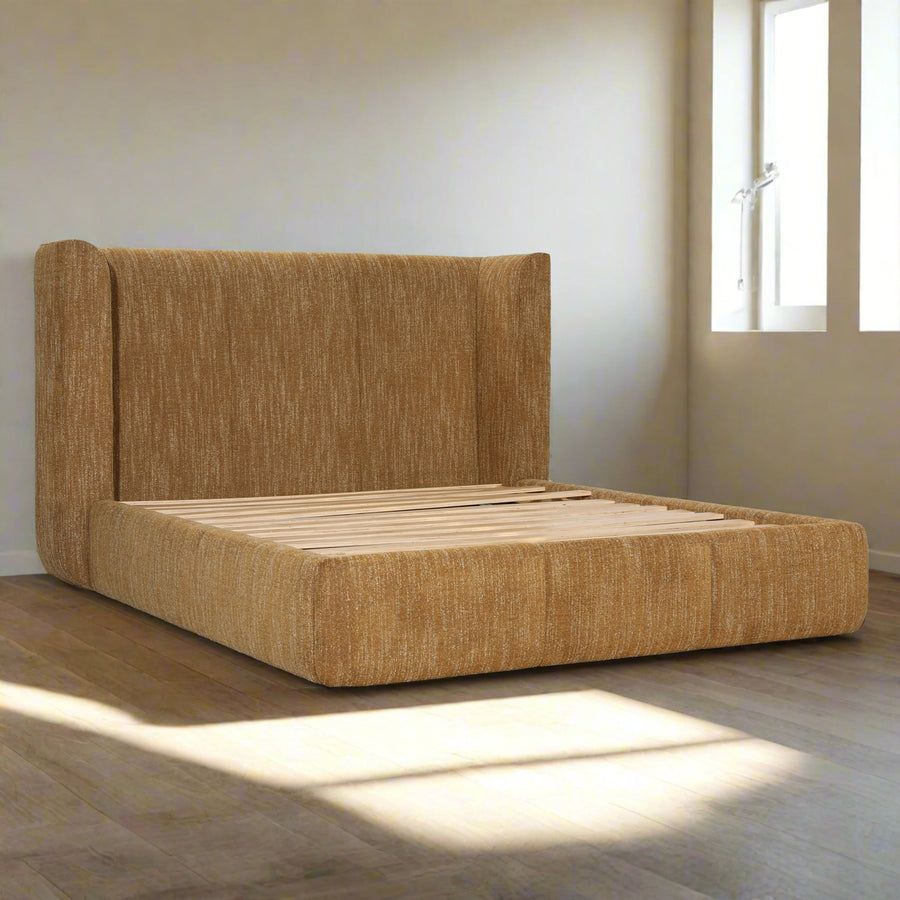 GINGER UPHOLSTERED PLATFORM BED