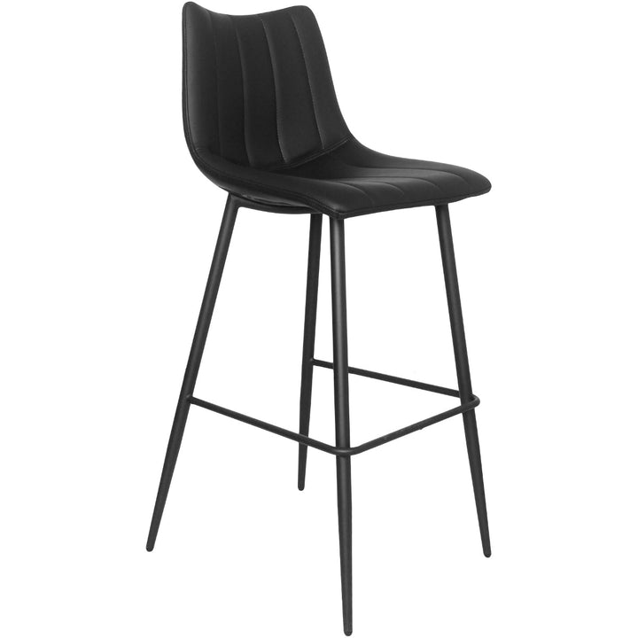 GLOVE BAR STOOL: BLACK | SET OF 2