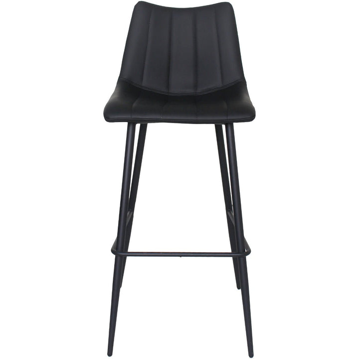 GLOVE BAR STOOL: BLACK | SET OF 2