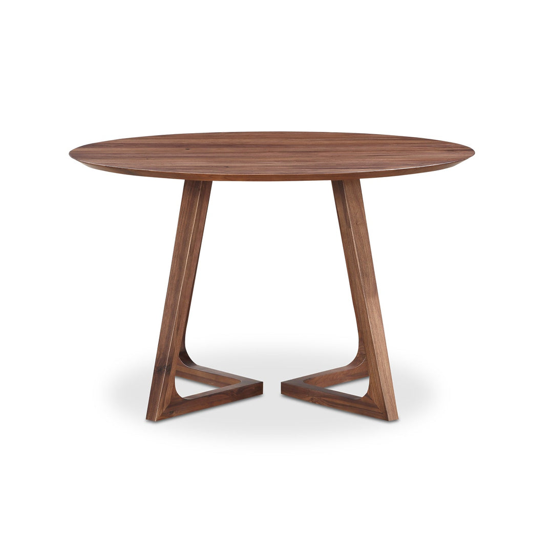 GODENZA DINING TABLE ROUND WALNUT