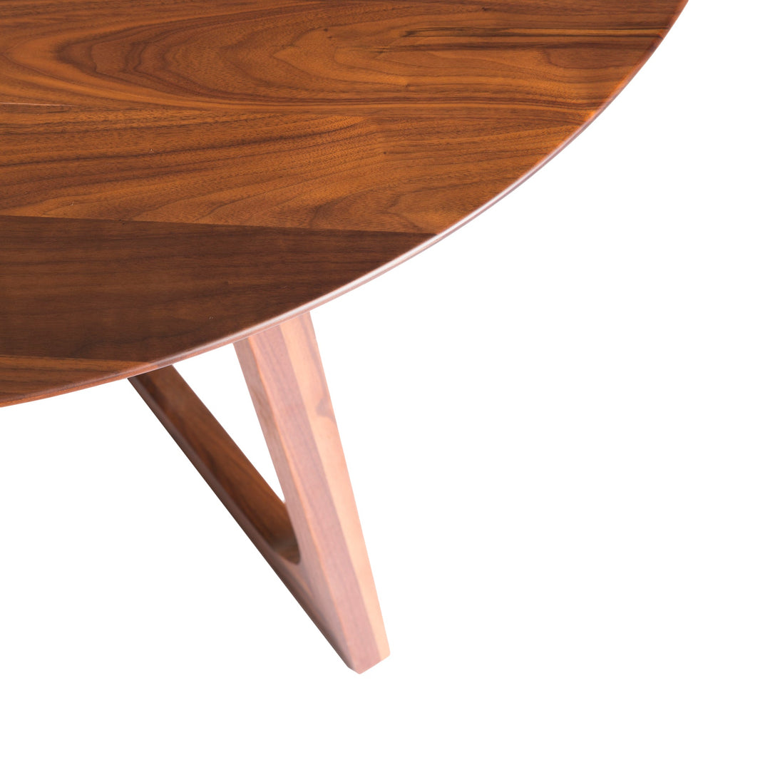 GODENZA DINING TABLE ROUND WALNUT