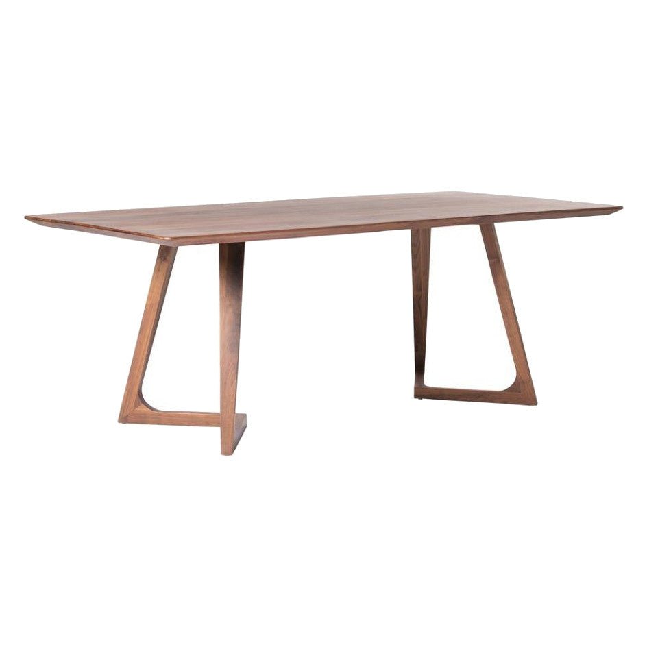 GODENZA DINING TABLE: WALNUT