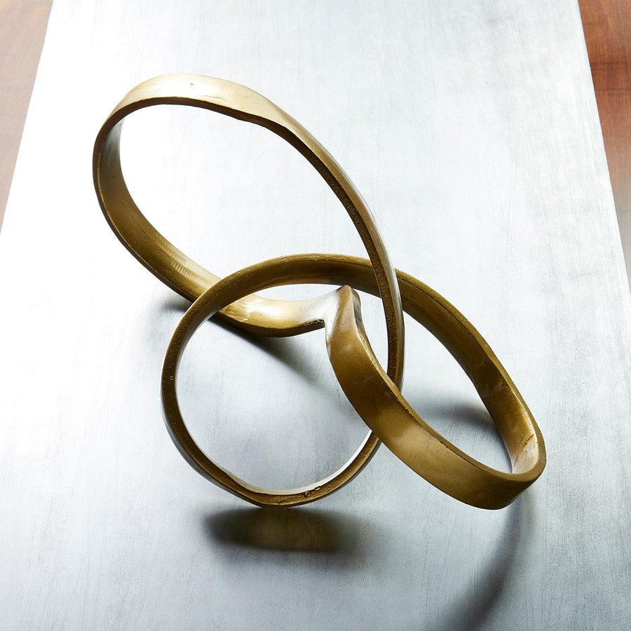 GOLD INFINITY TABLE SCULPTURE