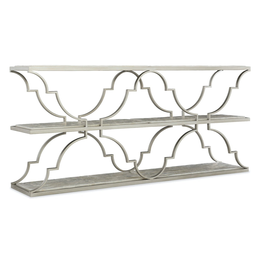 GOLDEN GATE GYPSUM STONE CONSOLE TABLE