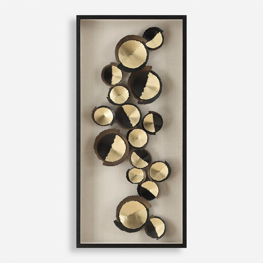 GOLDEN HOUR SHADOW BOX WALL ART