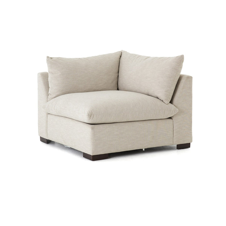 GRANT OATMEAL TWILL MODULAR SECTIONAL