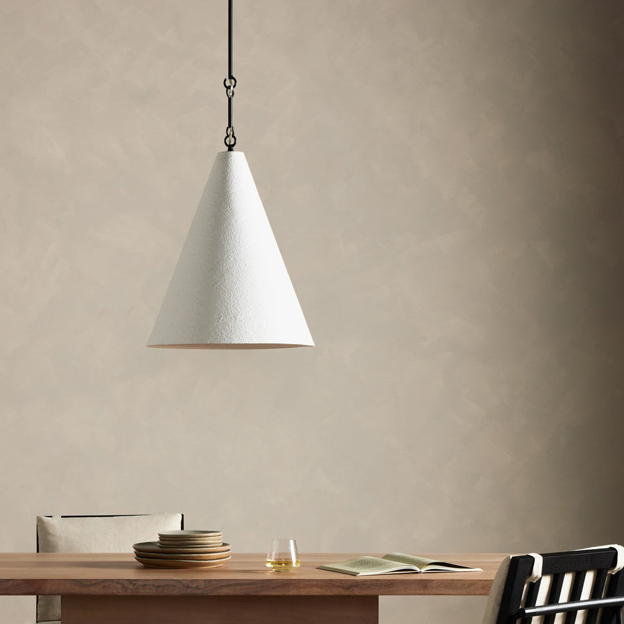 GRAZIA MATTE PLASTER PENDANT