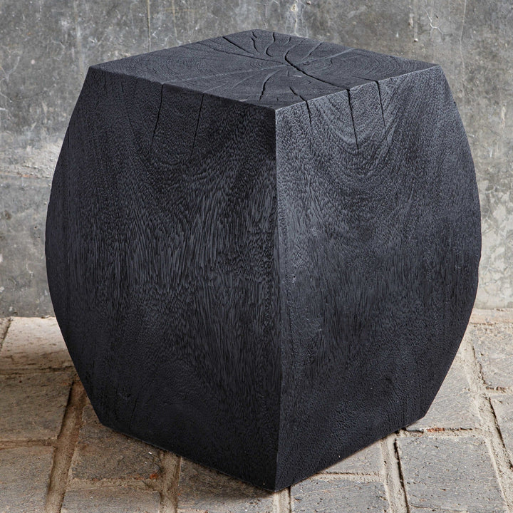 GROVE ACCENT STOOL: BLACK