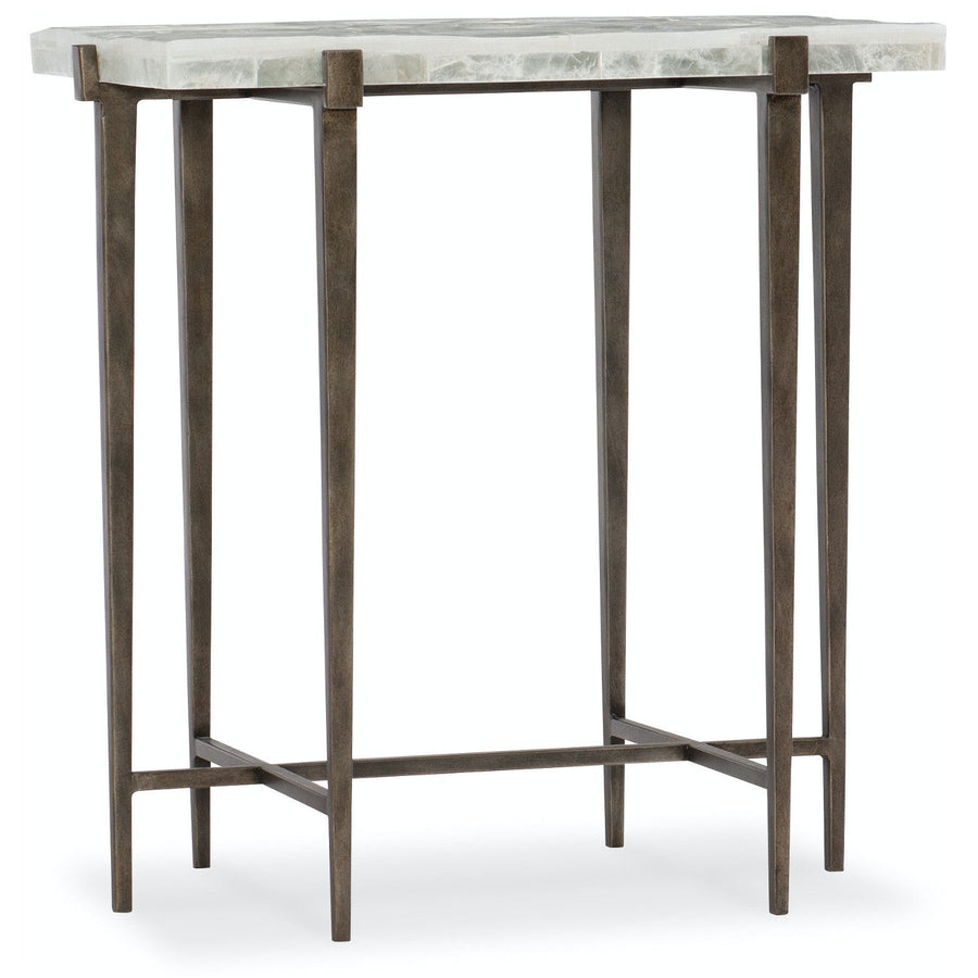 GYPSUM STONE ACCENT TABLE