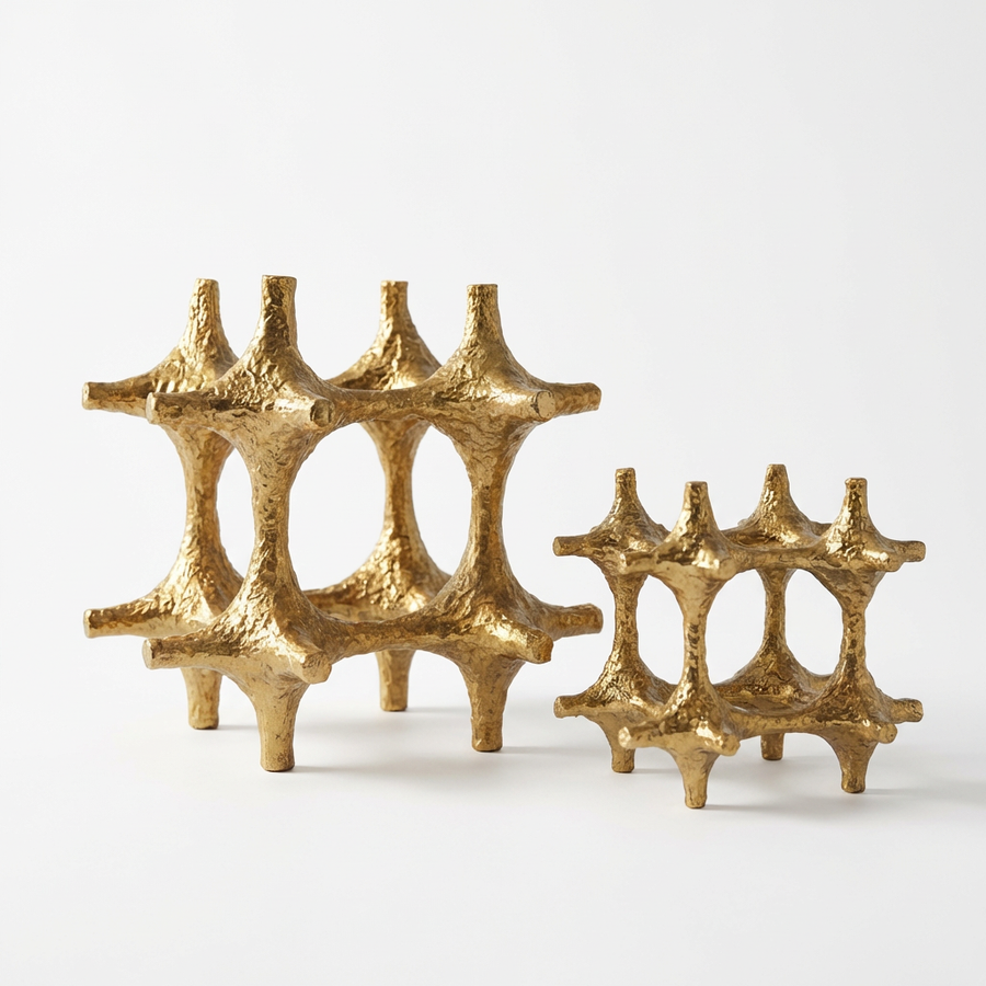 GILDED CONNECTION OBJECTS | SET OF 2