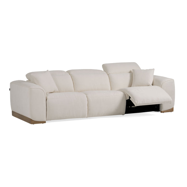 HAGERTY OFF-WHITE POWER RECLINER SOFA