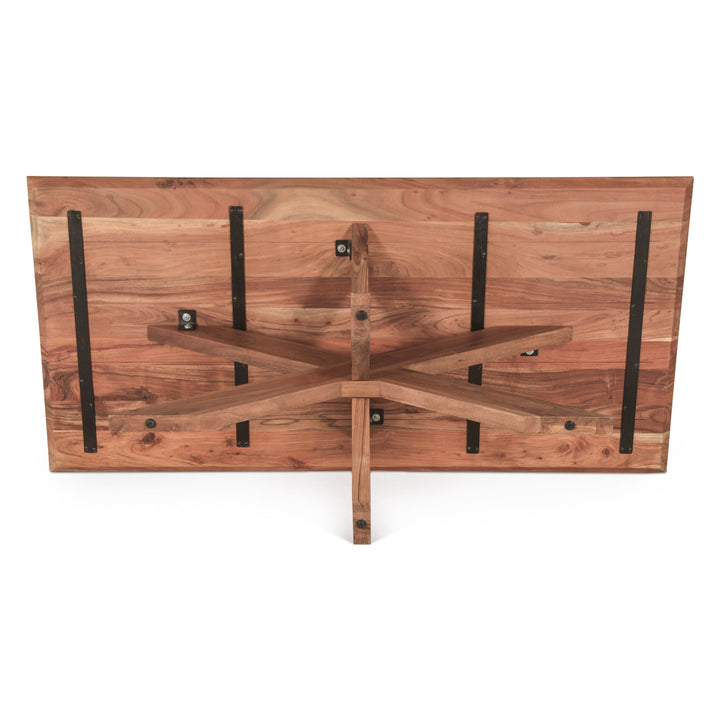 HAWKE WEATHERED ACACIA DINING TABLE