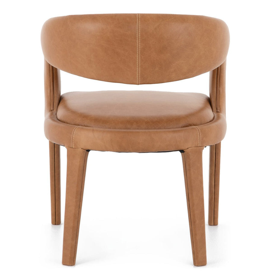 HAWKINS BUTTERSCOTCH LEATHER DINING CHAIR