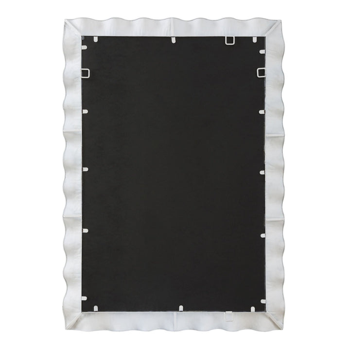 HAYA WHITE SCALLOPED MIRROR