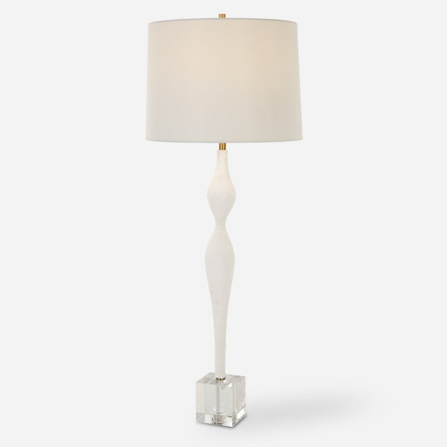 HELENA SLENDER WHITE TABLE LAMP