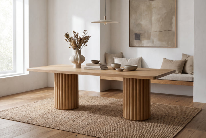 HENDRIX LIGHT WOOD DINING TABLE