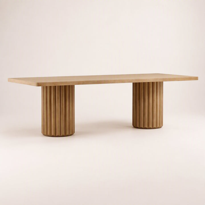 HENDRIX LIGHT WOOD DINING TABLE