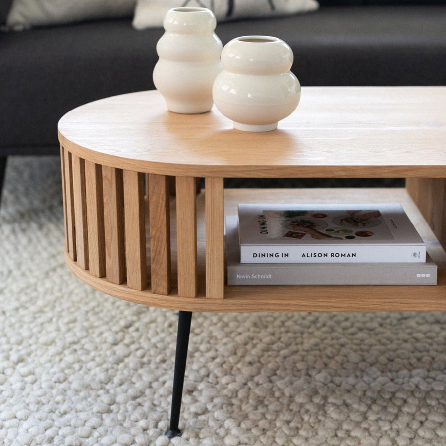 HENRICH COFFEE TABLE: LIGHT OAK