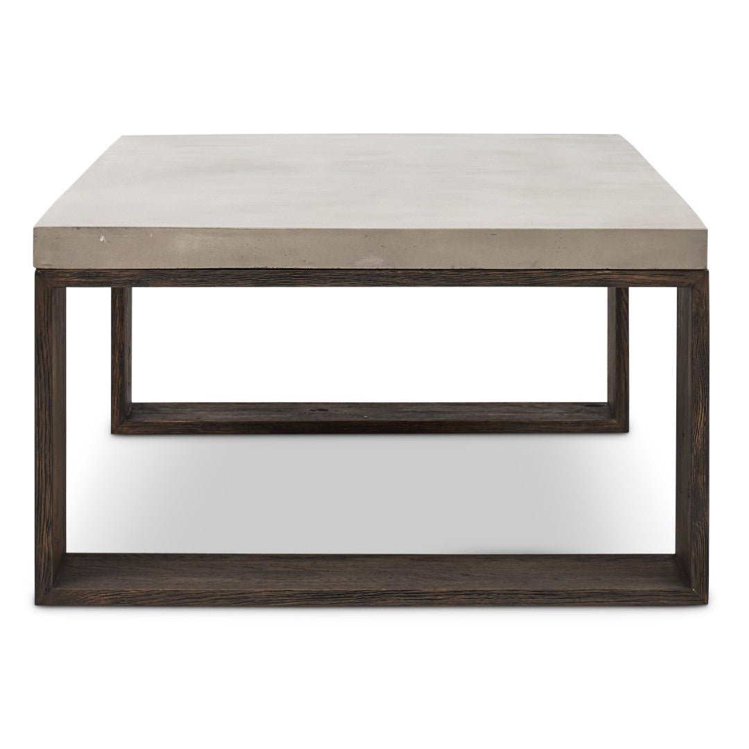 HERITAGE OAK + CONCRETE COFFEE TABLE