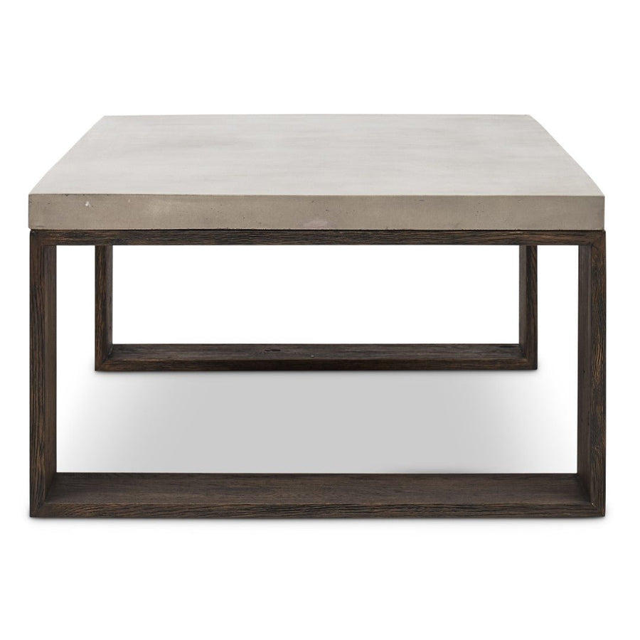 HERITAGE OAK + CONCRETE COFFEE TABLE