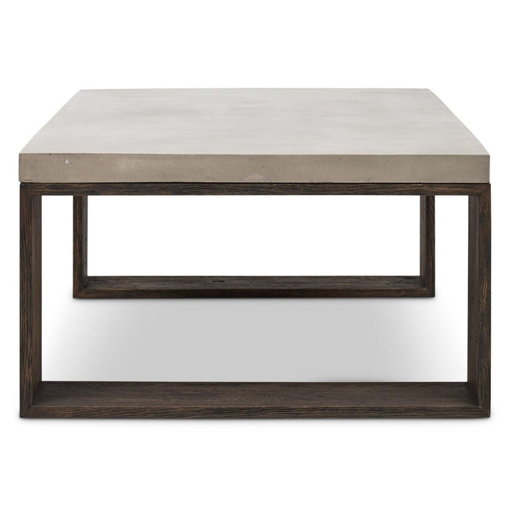 HERITAGE OAK + CONCRETE COFFEE TABLE