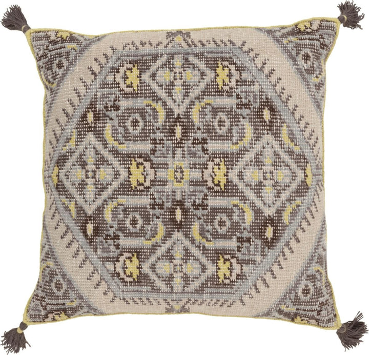 HILO PILLOW: GRAY, LIME