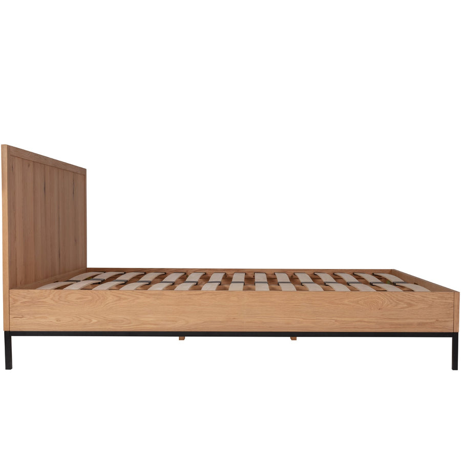 HOLSTED NATURAL OAK PLATFORM BED