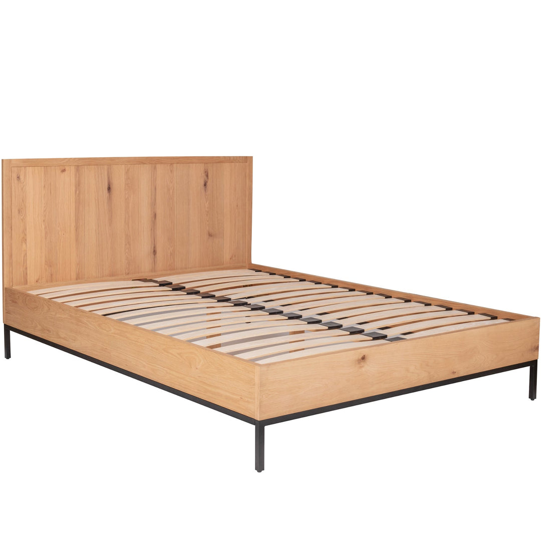 HOLSTED NATURAL OAK PLATFORM BED