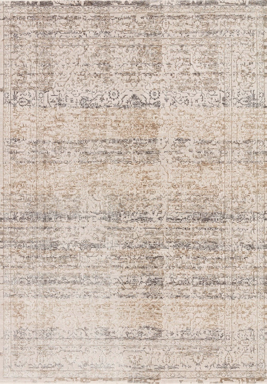 HOMAGE 02 RUG: BEIGE / GREY