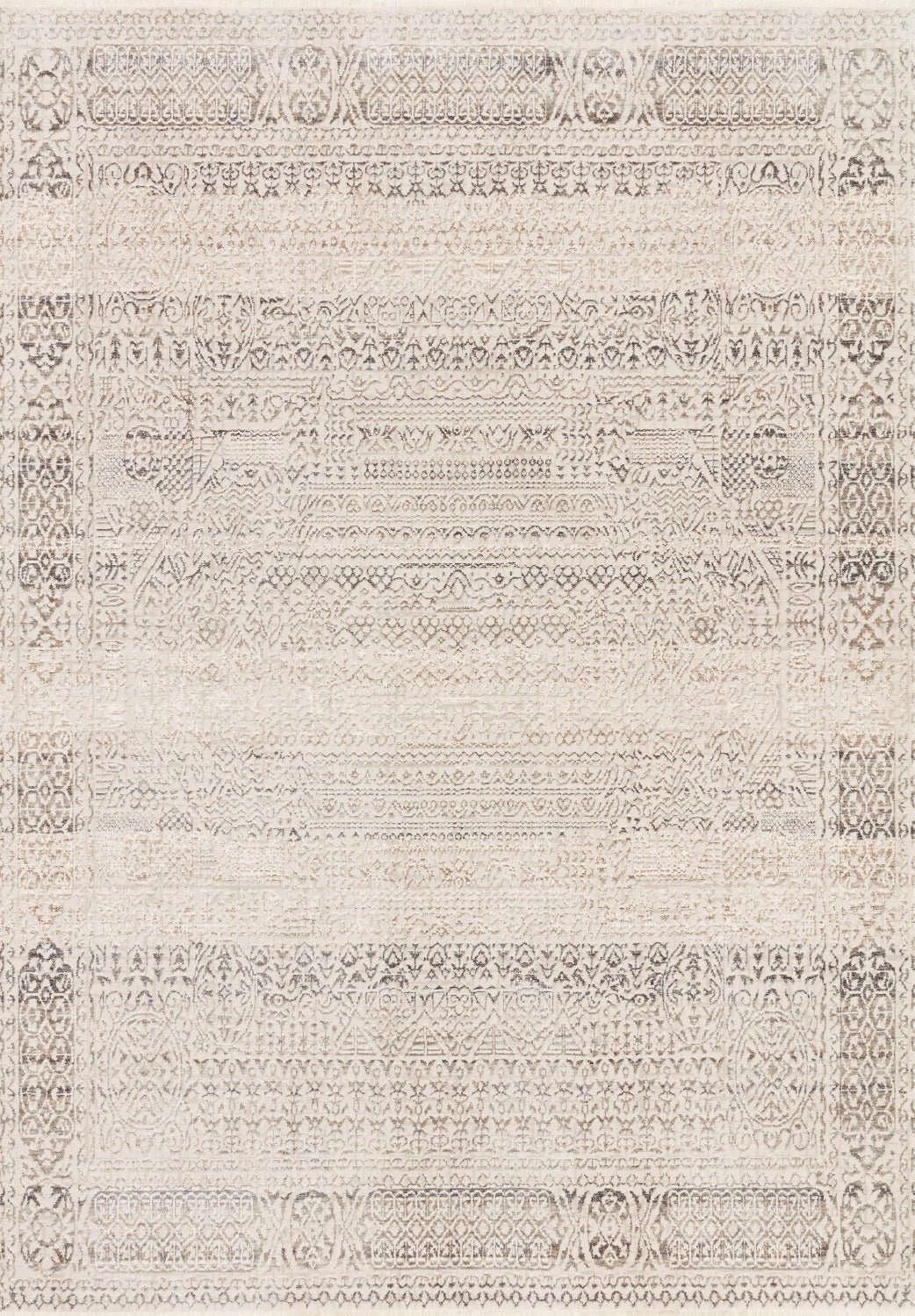 HOMAGE 05 RUG: IVORY / SILVER