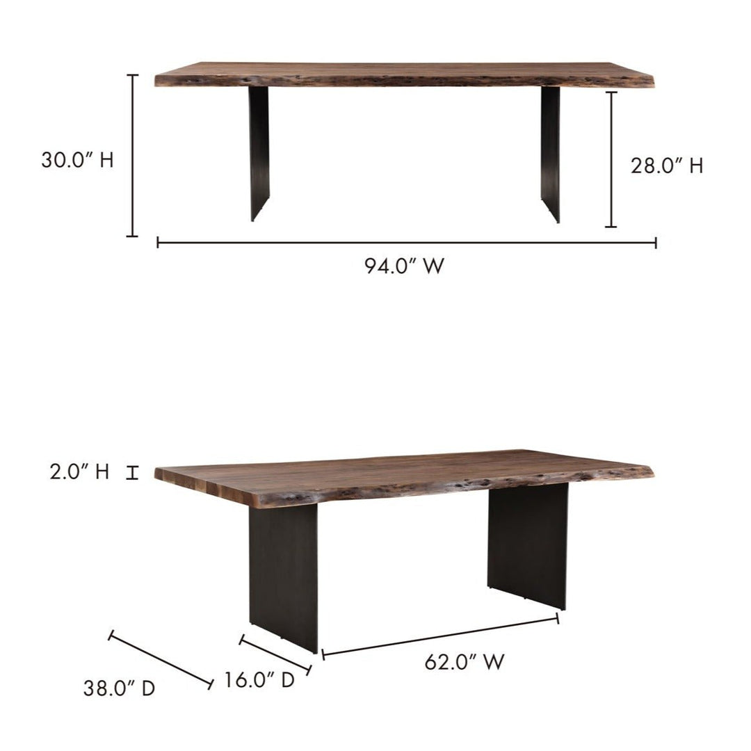 HOWELL LIVE - EDGE DINING TABLE