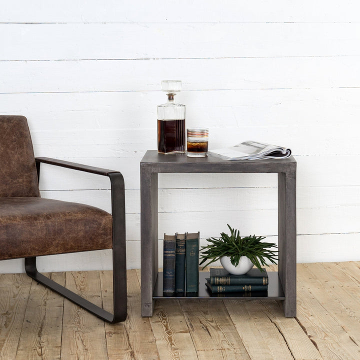 HUGO CONCRETE END TABLE