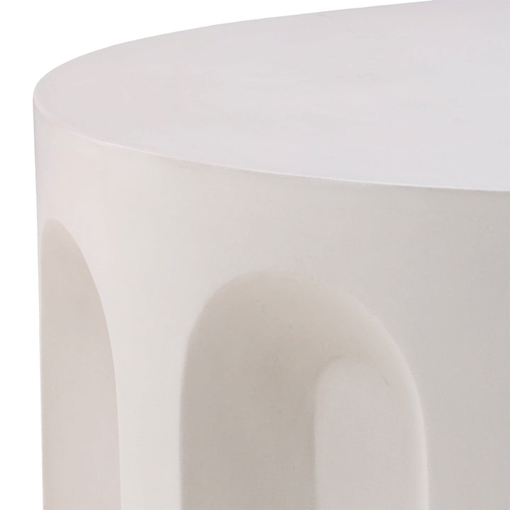 HUGO IVORY CONCRETE COFFEE TABLE
