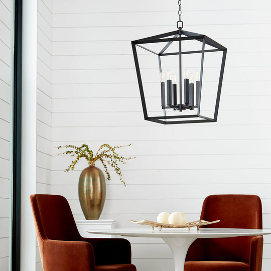 HYPERION 6 LIGHT CHANDELIER