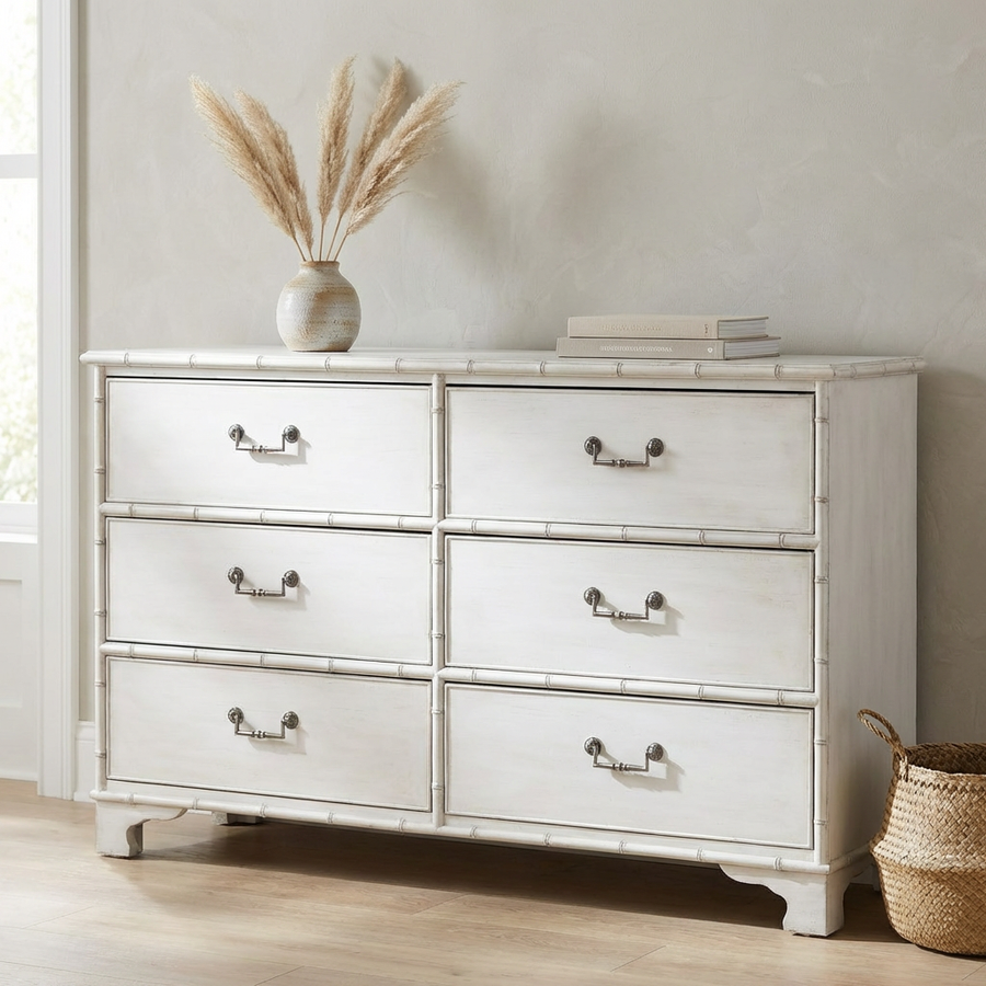 CHARLESTON DRESSER: WHITE HERON