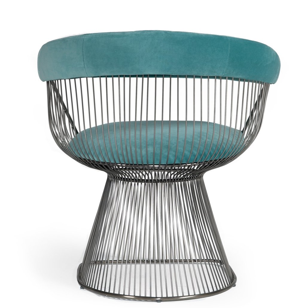 ICON DINING CHAIR: TEAL VELVET