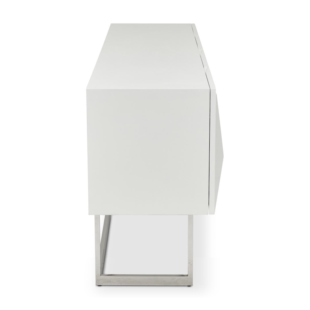 CUBE SIDEBOARD: WHITE LACQUER Default Title
