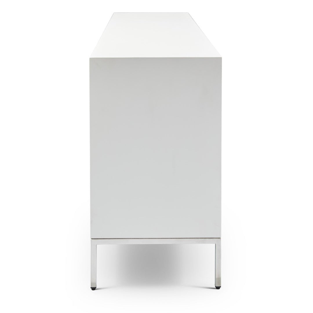 ALETA GLOSS WHITE SIDEBOARD