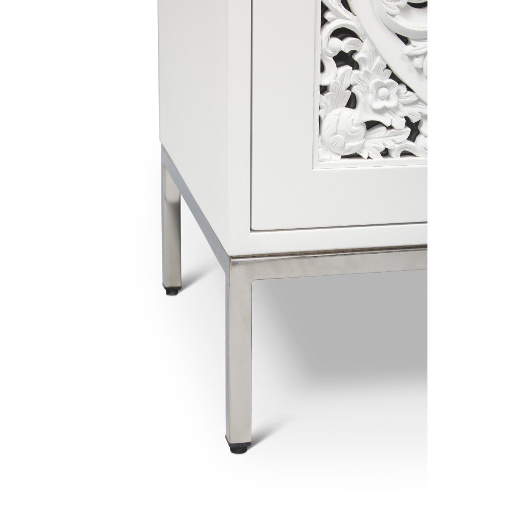 ALETA GLOSS WHITE SIDEBOARD