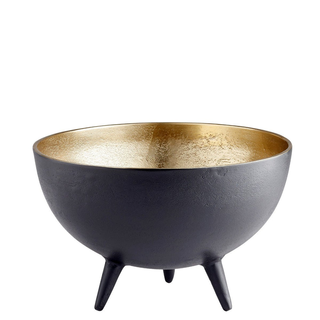 INCA BLACK + GOLD ALUMINUM BOWLS