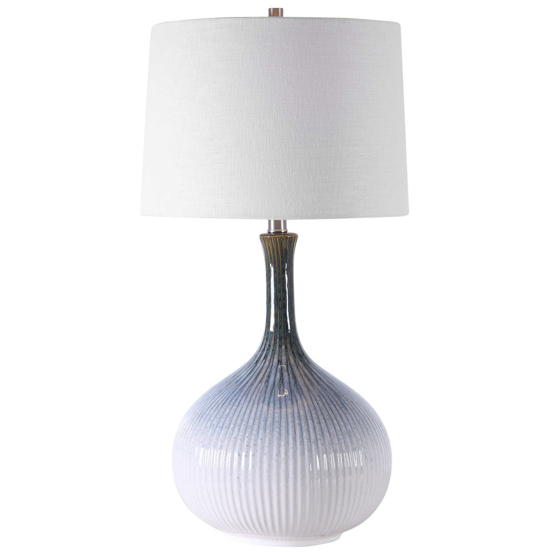 INDIGO OMBRE CERAMIC BULB LAMP