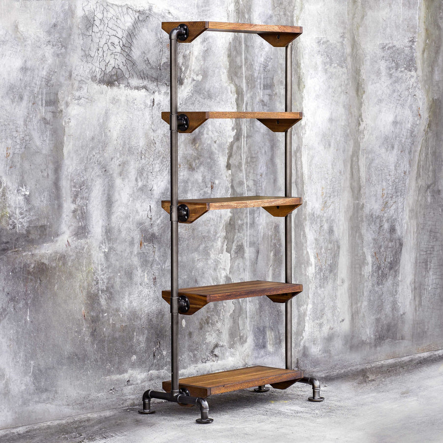 INDUSTRIAL PIPE DISPLAY SHELF